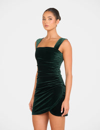 Emerie Gathered Mini Dress