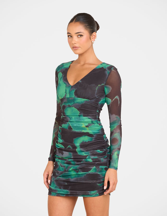 Bennie Mesh Mini Dress