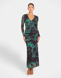 Romie Mesh Maxi Dress