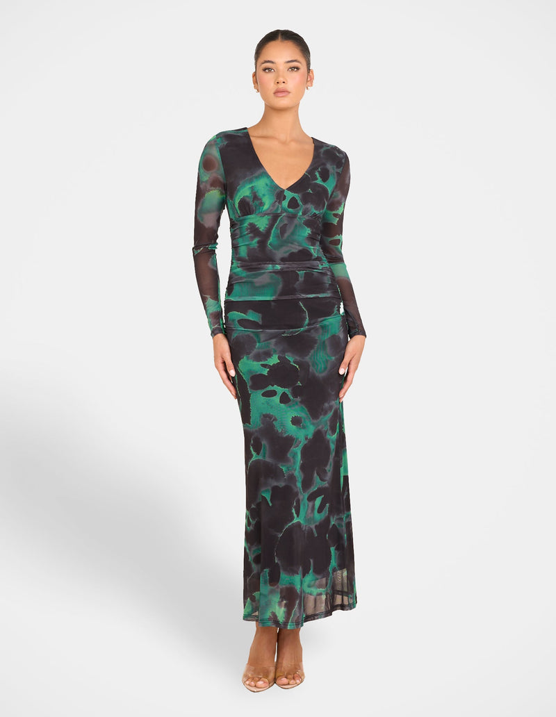 Romie Mesh Maxi Dress
