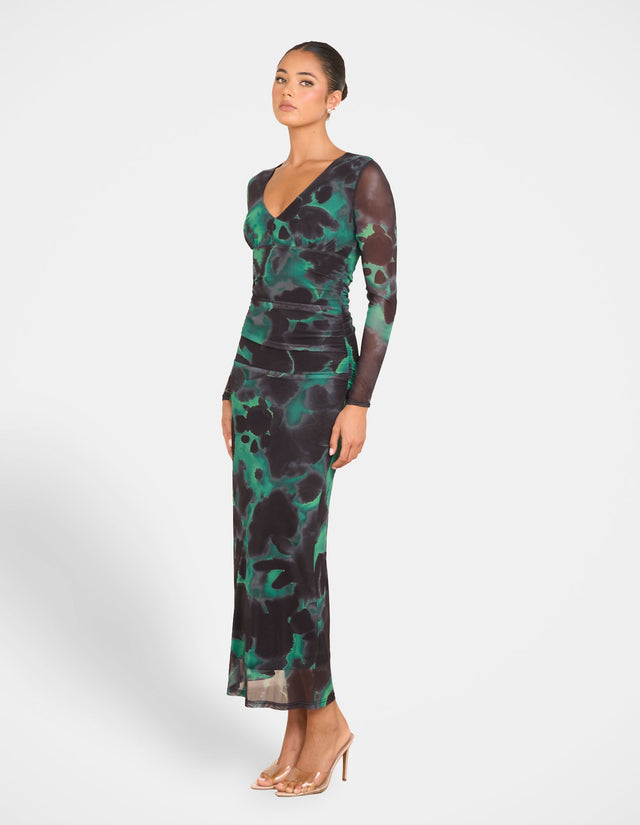 Romie Mesh Maxi Dress