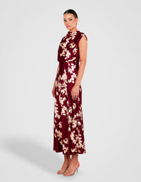 Aisha Cowl Neck Maxi Dress