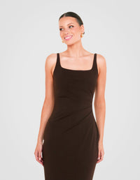 Lamarr Square Neck Maxi Dress