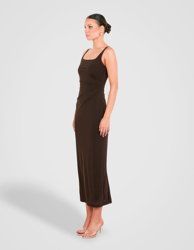 Lamarr Square Neck Maxi Dress