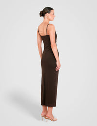 Lamarr Square Neck Maxi Dress