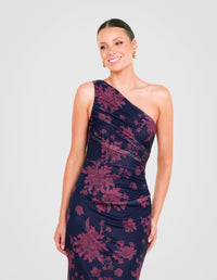 Sparacino One Shoulder Maxi