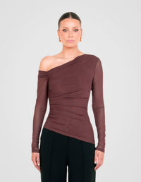 Kerrie Mesh Long Sleeve Top