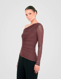 Kerrie Mesh Long Sleeve Top