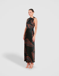Somer Drape Shoulder Dress