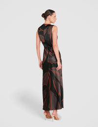 Somer Drape Shoulder Dress
