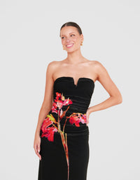 Youlia Strapless Maxi Dress