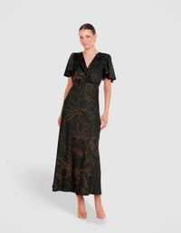 Becky Short Sleeve Maxi Dress