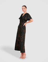 Becky Short Sleeve Maxi Dress