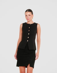 Yuema Longline Vest Top