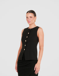 Yuema Longline Vest Top