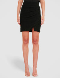 Garland Wrap Mini Skirt