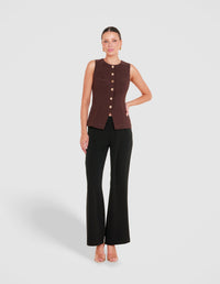 Yuema Longline Vest Top