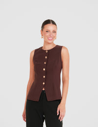 Yuema Longline Vest Top