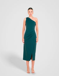 Goya One Shoulder Midi Dress
