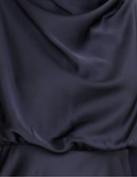 Dina Long Sleeve Satin Dress