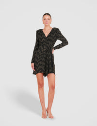 Maya Long Sleeve Mini Dress