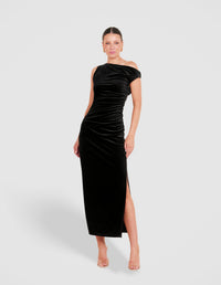 Nova Asymmetric Maxi Dress