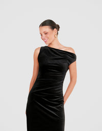 Nova Asymmetric Maxi Dress