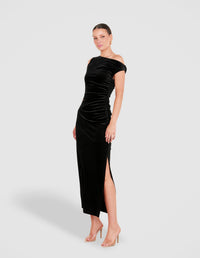 Nova Asymmetric Maxi Dress