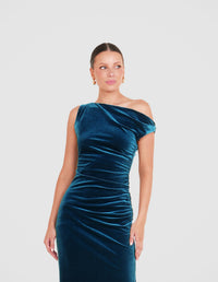 Nova Asymmetric Maxi Dress