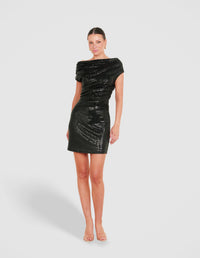 Xinyi One Shoulder Mini Dress