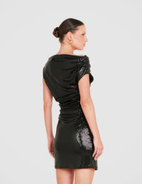 Xinyi One Shoulder Mini Dress