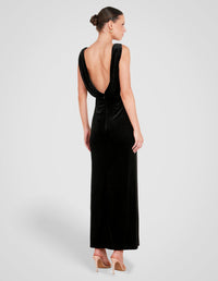 Elyse Boat Neck Maxi Dress