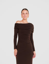 Palmer Off Shoulder Maxi Dress
