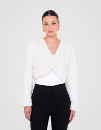 Ira Faux Fur Bolero