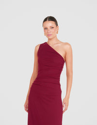 Olga Mesh Maxi Dress