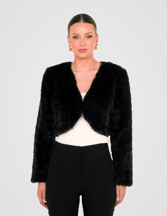 Ira Faux Fur Bolero