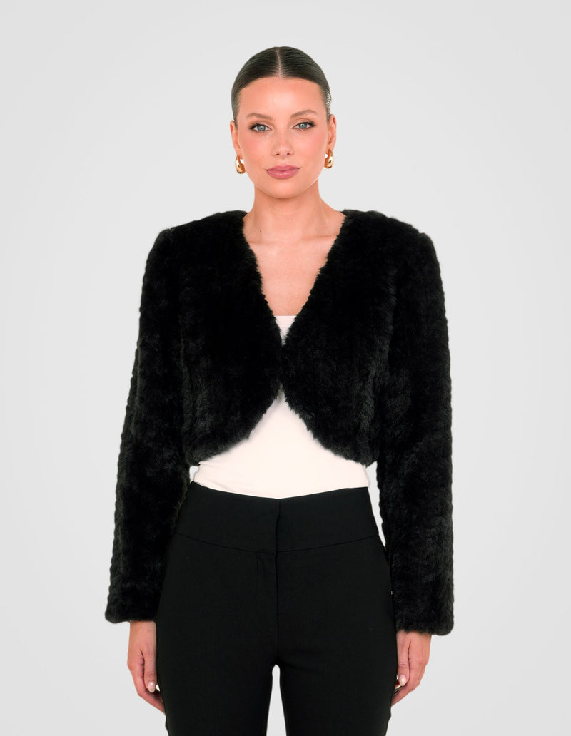 Ira Faux Fur Bolero