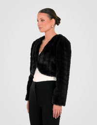 Ira Faux Fur Bolero