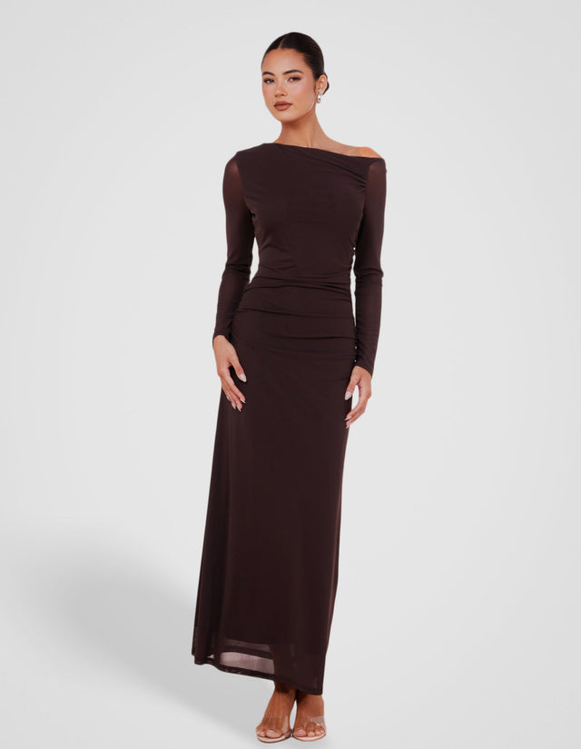 Azlynn Asymmetric Maxi Dress