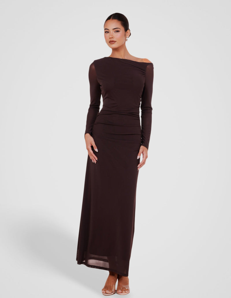 Azlynn Asymmetric Maxi Dress