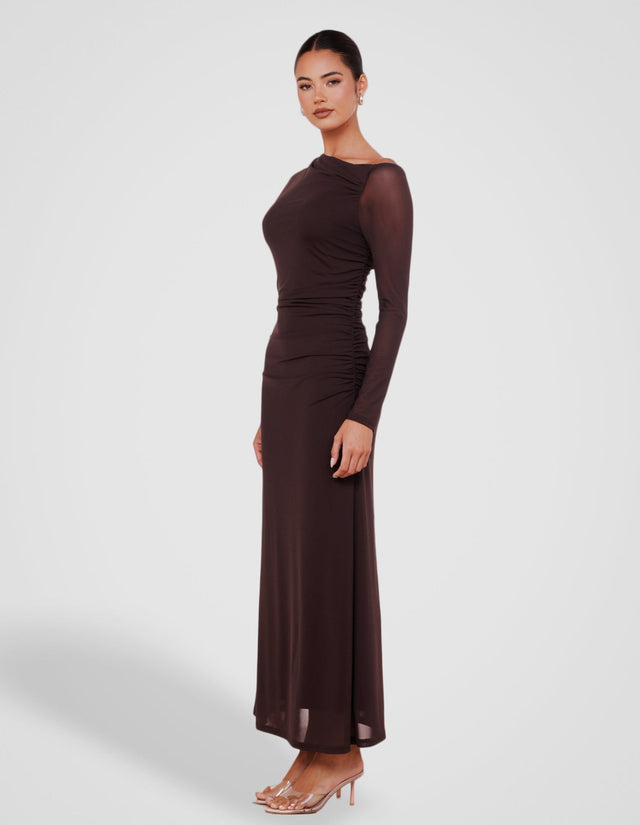 Azlynn Asymmetric Maxi Dress