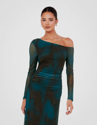 Nara Asymmetric Neck Maxi