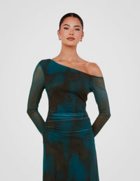 Nara Asymmetric Neck Maxi