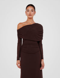 Stella Off Shoulder Maxi Dress