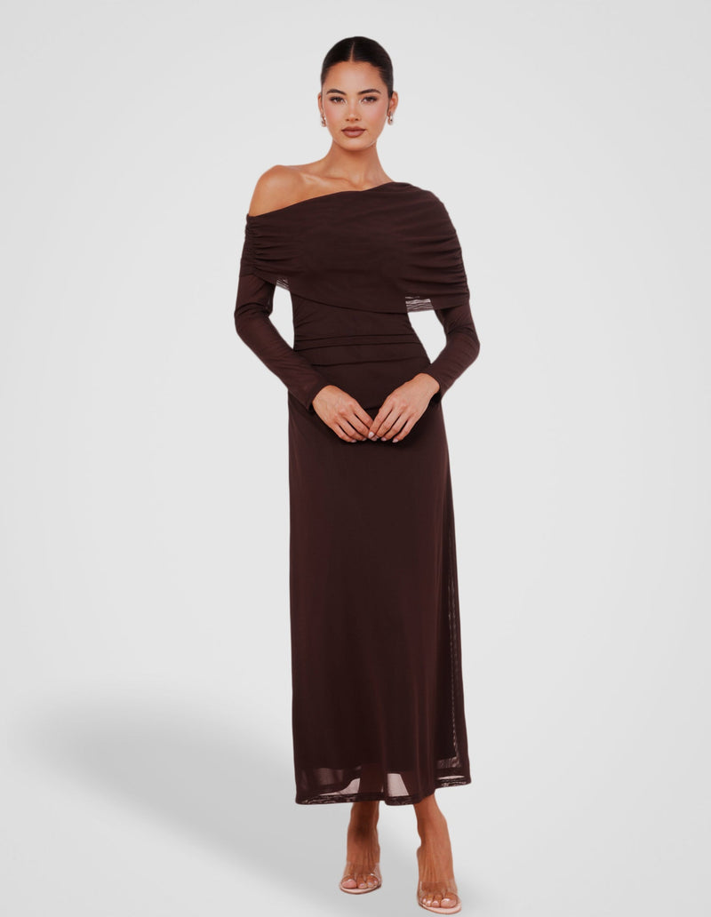 Stella Off Shoulder Maxi Dress