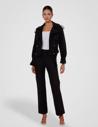 Calabro Cropped Trench