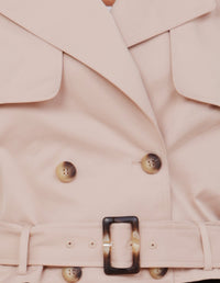 Calabro Cropped Trench