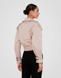Calabro Cropped Trench