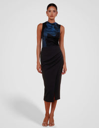 Ellery Cross Over Midi Skirt