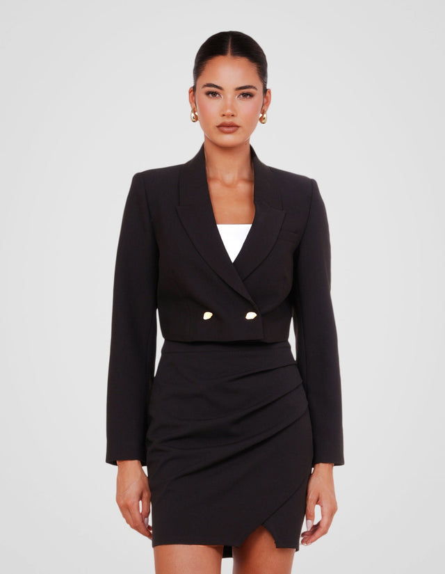 Qamar Cropped Blazer